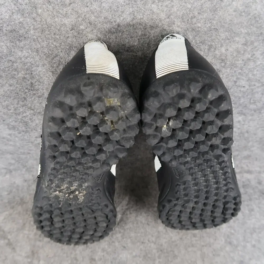 Adidas Shoes Kids 3.5 Goletto VIII Turf Soccer Cleats Black White Lace Up Sport